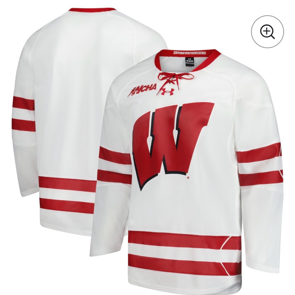Under Armour Wisconsin Hockey Jersey